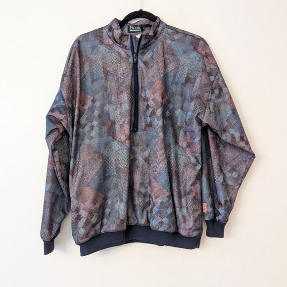 etonic Other - Etonic Wind Stopper geometric Vintage windbreaker size M